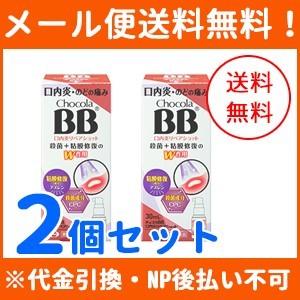 【第3類医薬品】【メール便・2個セット】チョコラBB 口内炎リペアショット 30ml×2個　スプレータイプ｜denergy