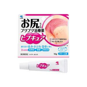 【第2類医薬品】 小林製薬　ヒプキュア 10g クリーム剤　赤み かぶれ 湿疹｜denergy