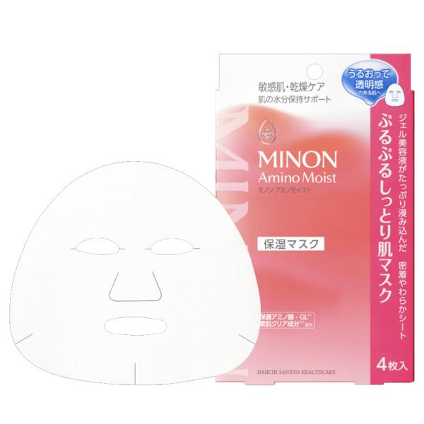 ミノン アミノモイスト ぷるぷるしっとり肌マスク 4枚入 MINON 【 第一三共ヘルスケア 】