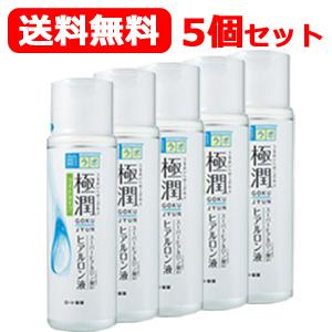 ロート 肌研 ハダラボ 送料無料！ 5個セット！極潤ヒアルロン液 ライトタイプ 170ml×5個｜denergy