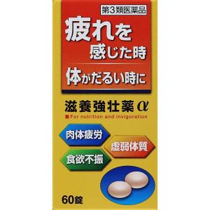 【第3類医薬品】滋養強壮薬α 60錠【皇漢堂】 小ビン
