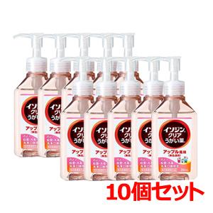 【シオノギヘルスケア】【10個セット】イソジン クリア うがい薬A アップル風味 200ml×10個...