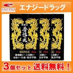 【送料無料！3個セット！】【日野製薬】御嶽山 普導丸（ふどうがん）（20粒×24包）×3個セット　黒...