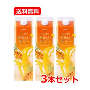 すっきり美味しいサジー 1000ml×3個　送料無料　3本セット