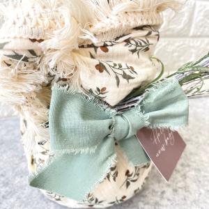 おむつケーキ ボタニカル 花柄 4重ガーゼスワ...の詳細画像3