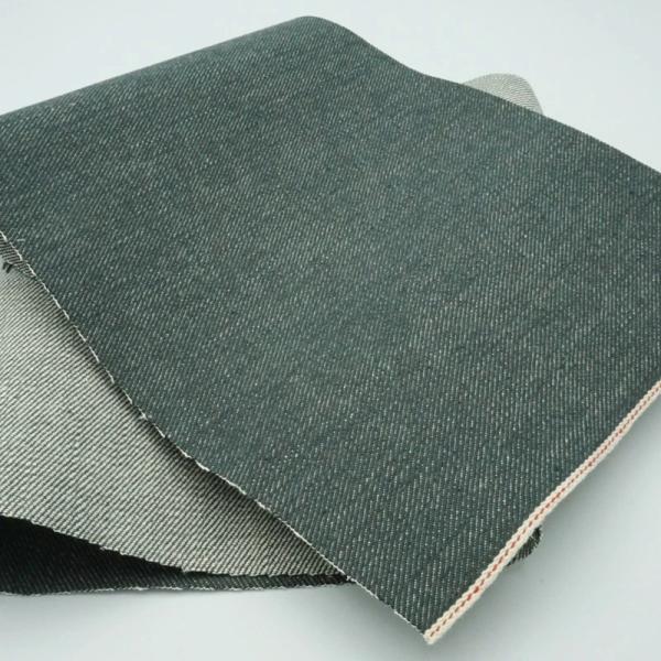 デニム生地 岡山デニム グレーセルビッチデニム13.5オンス 綿 コットン-100% デニム生地 岡...