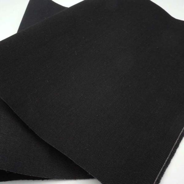 デニム生地 岡山デニム ブラックデニム 13.5オンス 綿 コットン-100% デニム生地 岡山県産