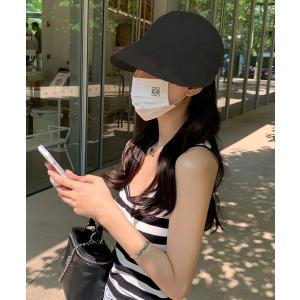 サンバイザー レディースつば広 帽子 UVハッ...の詳細画像4
