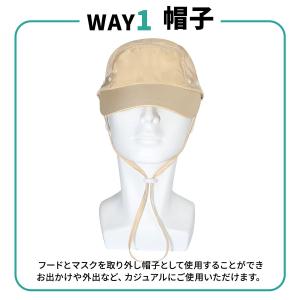 帽子 メンズ キャップ 360°UVカット サ...の詳細画像1