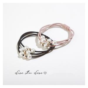 髪留めヘアゴム 3連 10色プレスレット ポイ...の詳細画像5