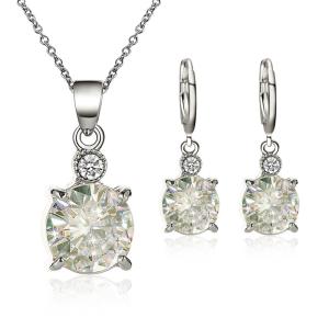 ピアス ＆ ネックレス セット (03) レディース ステンレス 金属