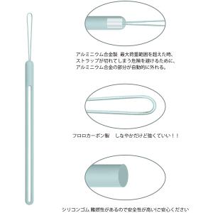 スマホストラップ ハンド シリコン ストラップ...の詳細画像1