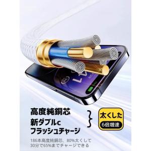 Type-C USB-C ケーブル 35W 5...の詳細画像3