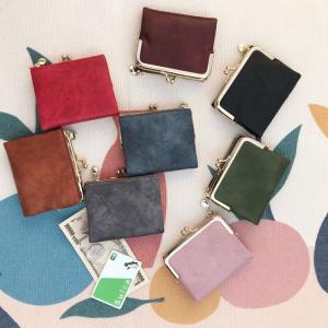 二つ折り財布 レディース がま口 ショートウォレット レディース ミニ財布 がま口 シンプルサイフ 小銭入れ コンパクト プレゼント ギフト 母の日