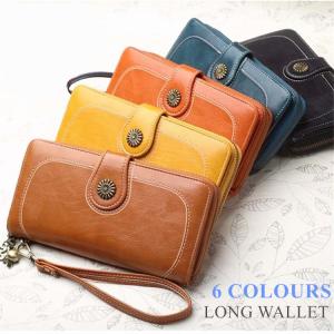 長財布 レディース財布 本革おしゃれレザー 大容量カード入れ ウォレット小銭収納ヨーロッパ風 大人気本革財布