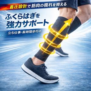 着圧ふくらはぎサポーター 2ペアセット むくみ...の詳細画像2