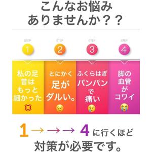 着圧ソックス レディース 2足セット ハイソッ...の詳細画像1
