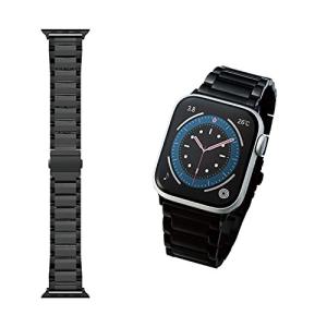 エレコム Apple Watch バンド ステンレス 3連タイプ   対応  ブラック AW-44BDSS3BK
