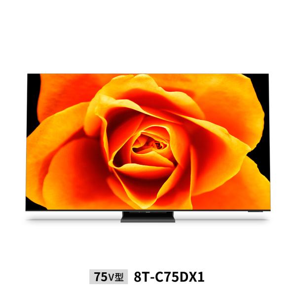 SHARP  AQUOS XLED 8T-C75DX1 8KテレビDX1ライン