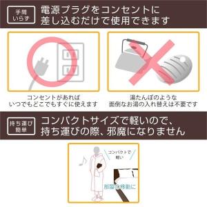 広電 KODEN 電気あんか 平形 ピンク V...の詳細画像2