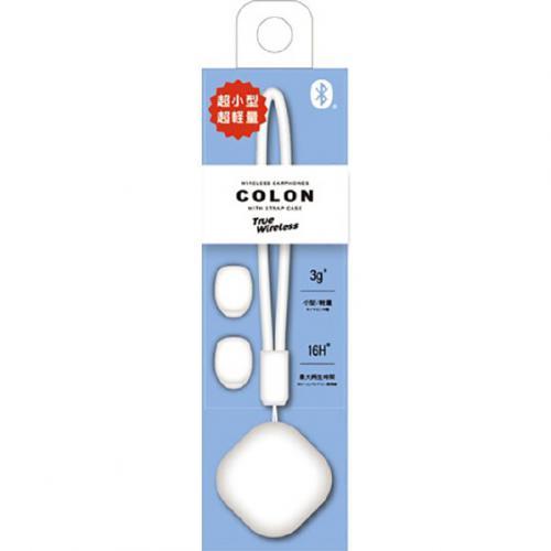 AIR-J エアージェイ 超小型ワイヤレスイヤフォン COLON ホワイト ABT-AP9WH〈AB...
