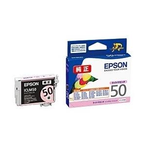 EPSON 純正インクカートリッジ ライトマゼンタ ICLM50 エプソン 〈ICLM50〉