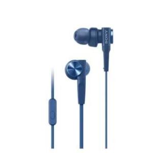 SONY カナル型イヤホン 重低音モデル ブルー MDR-XB55APL ソニー 〈MDRXB55APL〉