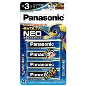 Panasonic 乾電池エボルタネオ単3形4本パック LR6NJ/4B パナソニック 〈LR6NJ4B〉｜denkichiweb