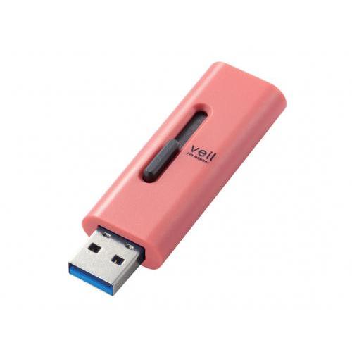 エレコム ELECOM スライド式USB3.2(Gen1)メモリ 32GB レッド MF-SLU30...