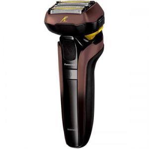 パナソニック Panasonic ラムダッシュ 5枚刃 リニアシェーバー 全自動洗浄充電器付 茶 ES-LV7E-T 〈ESLV7E-T〉