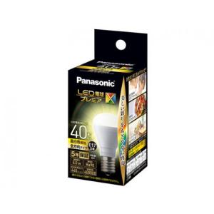 パナソニック Panasonic LED電球プレミアX 40形 E17 温白色 LDA5WWDGE17SZ4〈LDA5WWDGE17SZ4〉｜denkichiweb