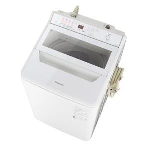 パナソニック Panasonic 全自動洗濯機 洗濯8kg 泡洗浄 NA-FA80H9-W (宅配サイズ商品 / 設置・リサイクル希望の場合は別途料金および配達日・時間指定不可)