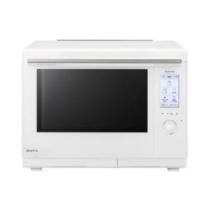 パナソニック Panasonic スチームオーブンレンジ Bistro(ビストロ) 2段調理タイプ NE-UBS10A-Wスマホ連動モデル 30L ホワイト〈NEUBS10A-W〉