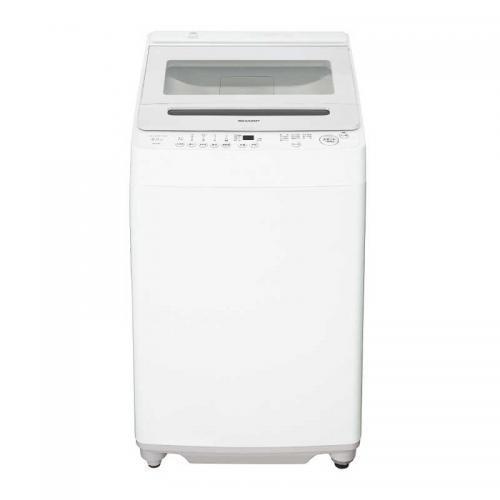 【4/5までポイント2倍】シャープ SHARP 全自動洗濯機 洗濯8kg ホワイト系 ES-GV8K...