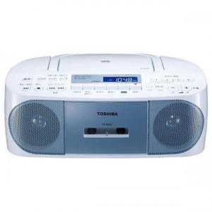 TOSHIBA   ワイドFM対応 CDラジカセ  TYCDS7-L 東芝 〈TYCDS7-L〉｜denkichiweb