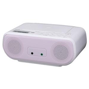 東芝 TOSHIBA CDラジオ ワイドFM対応 ピンク TY-C160-P