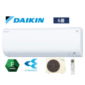 ダイキン DAIKIN エアコン 6畳 単相100V Eシリーズ ホワイト AN-223AES-W(工事費別途）〈工事費込決済可能〉住設品番：S223ATES-W｜denkichiweb