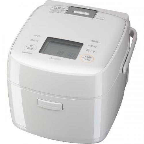 三菱電機 MITSUBISHI IHジャー炊飯器 炭炊釜 3.5合炊き 白亜麻 NJ-SE06H-W