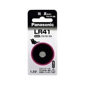 Panasonic アルカリボタン電池 LR41P パナソニック 〈LR41P〉