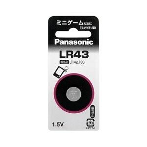 Panasonic アルカリボタン電池 LR43P 〈LR43P〉 パナソニック