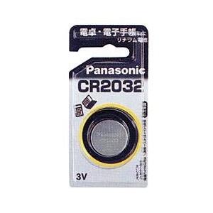 Panasonic コイン形リチウム電池 CR2032P パナソニック 〈CR2032P〉｜denkichiweb