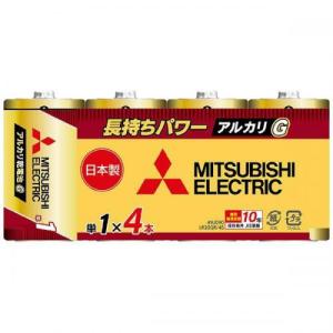 三菱 MITSUBISHI アルカリ乾電池 単1形 4本パック LR20GR/4S｜denkichiweb