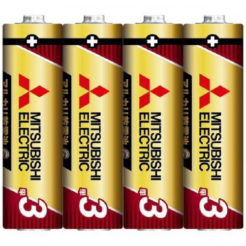 三菱 MITSUBISHI アルカリ乾電池 単3形 4本パック LR6GR/4S〈LR6GR4S〉