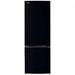 東芝 TOSHIBA 冷蔵庫 170L 2ドア 右開き セミマットブラック GR-T17BS-K