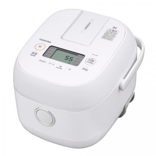 東芝 TOSHIBA IHジャー炊飯器 3合炊き ホワイト RC-5XT-W〈RC5XT-W〉