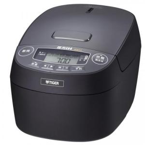 タイガー TIGER 炊きたて 圧力IH炊飯ジャー 5.5合炊き アッシュブラック JPV-B100KA 〈JPVB100-KA〉