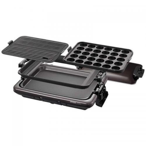 タイガー TIGER ホットプレート ブラウン プレート3枚 CRV-G301T 〈CRVG301-...