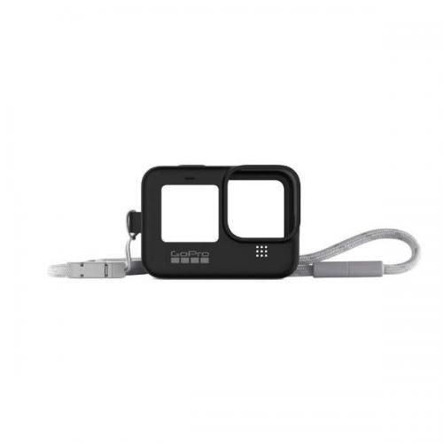 GoPro ゴープロ スリーブ+ランヤード HERO9 Black用 ブラック ADSST-001〈...