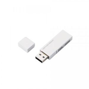 エレコム ELECOM USB2.0対応 フラッシュメモリ 16GB MF-MSU2B16GWH 〈16GB ホワイト〉
