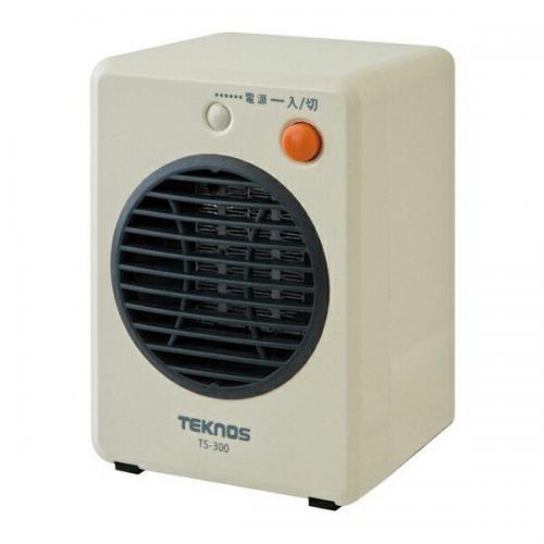 TEKNOS テクノス ホワイト ミニセラミックファンヒーター TS-301〈TS301〉